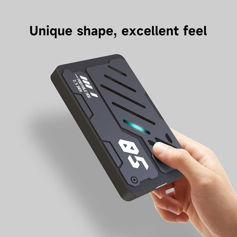 قرص صلب خارجي 1 تيرابايت من النوع C USB 3.1 بحجم 2.5 بوصة محمول من الألومنيوم - Image 4